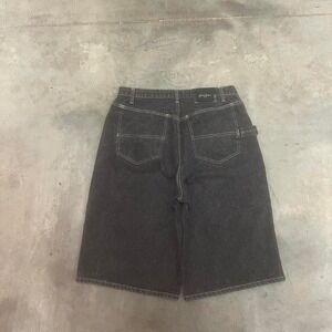 Vintage Y2K Sean John‎ black men's jorts baggy skater hiphop faded embroidered